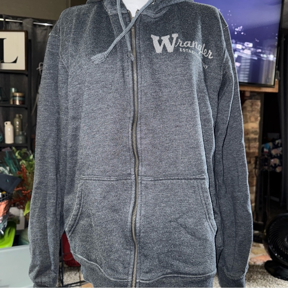 Wrangler Charcoal Hoodie Jacket
